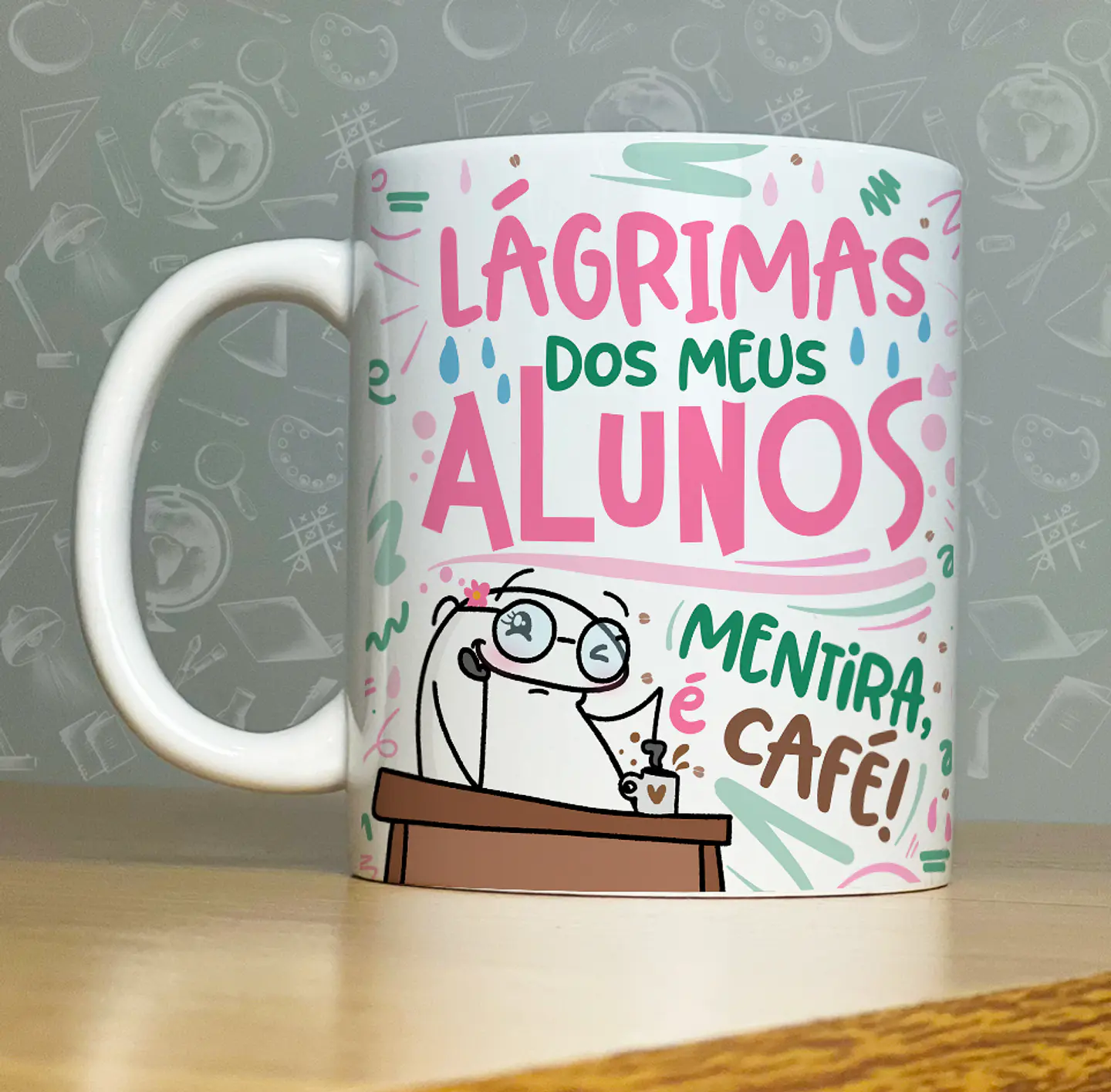 52 Artes para Caneca Dia do Professor - Kit Digital Dia dos Professores Arquivos Png 9