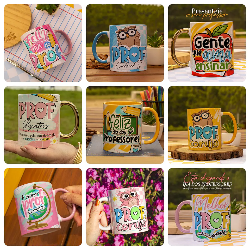 40 Artes para Caneca Dia do Professor 1.0 Arquivos Dia dos Professores Png 3
