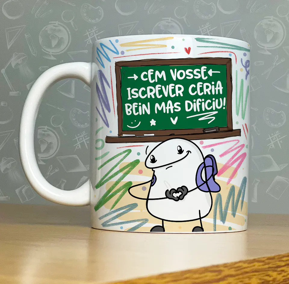 52 Artes para Caneca Dia do Professor - Kit Digital Dia dos Professores Arquivos Png 12
