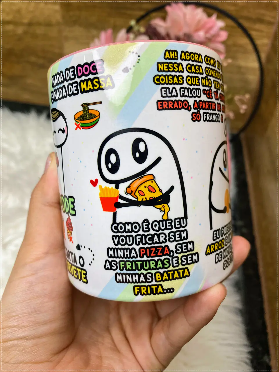 Arte Caneca Fui na Nutricionista Agora Pouco Flork Arquivo Png  5