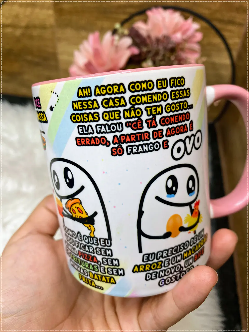 Arte Caneca Fui na Nutricionista Agora Pouco Flork Arquivo Png  6