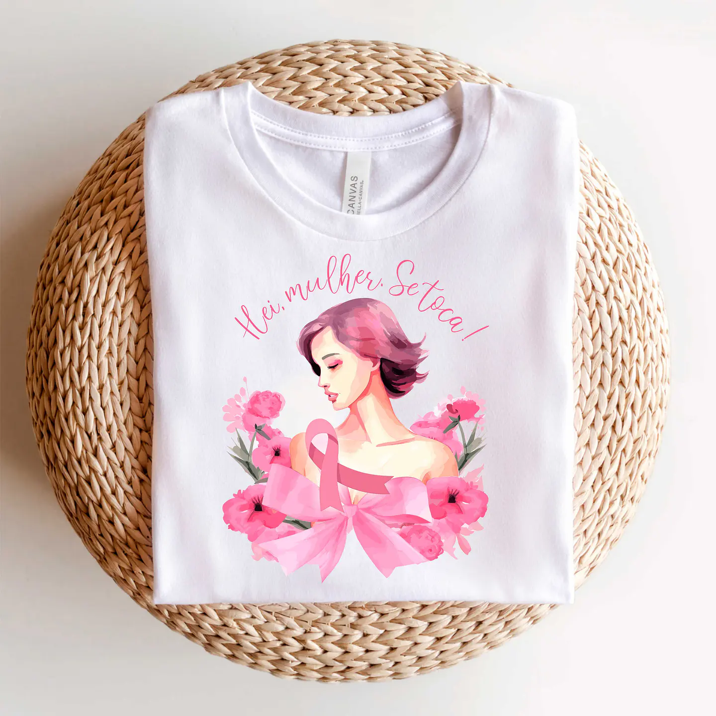 10 Artes Camisa Outubro Rosa em CorelDraw 2