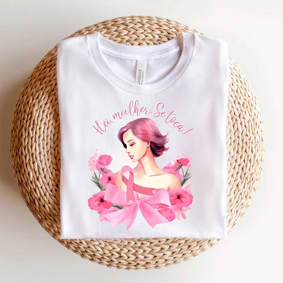 10 Artes Camisa Outubro Rosa em CorelDraw 2