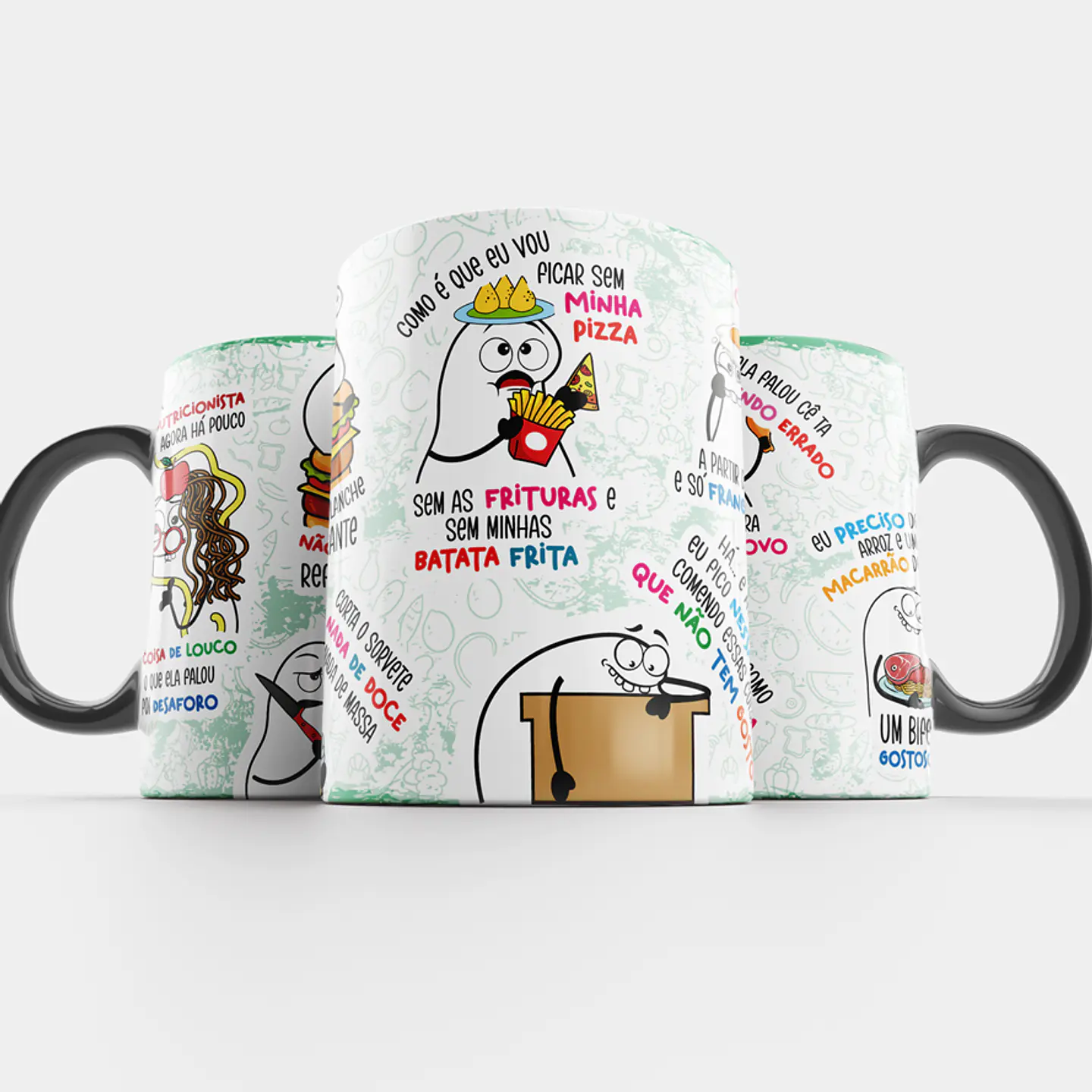 Arte caneca Fui numa nutricionista agora a pouco - Paródia Nutricionista Png 2