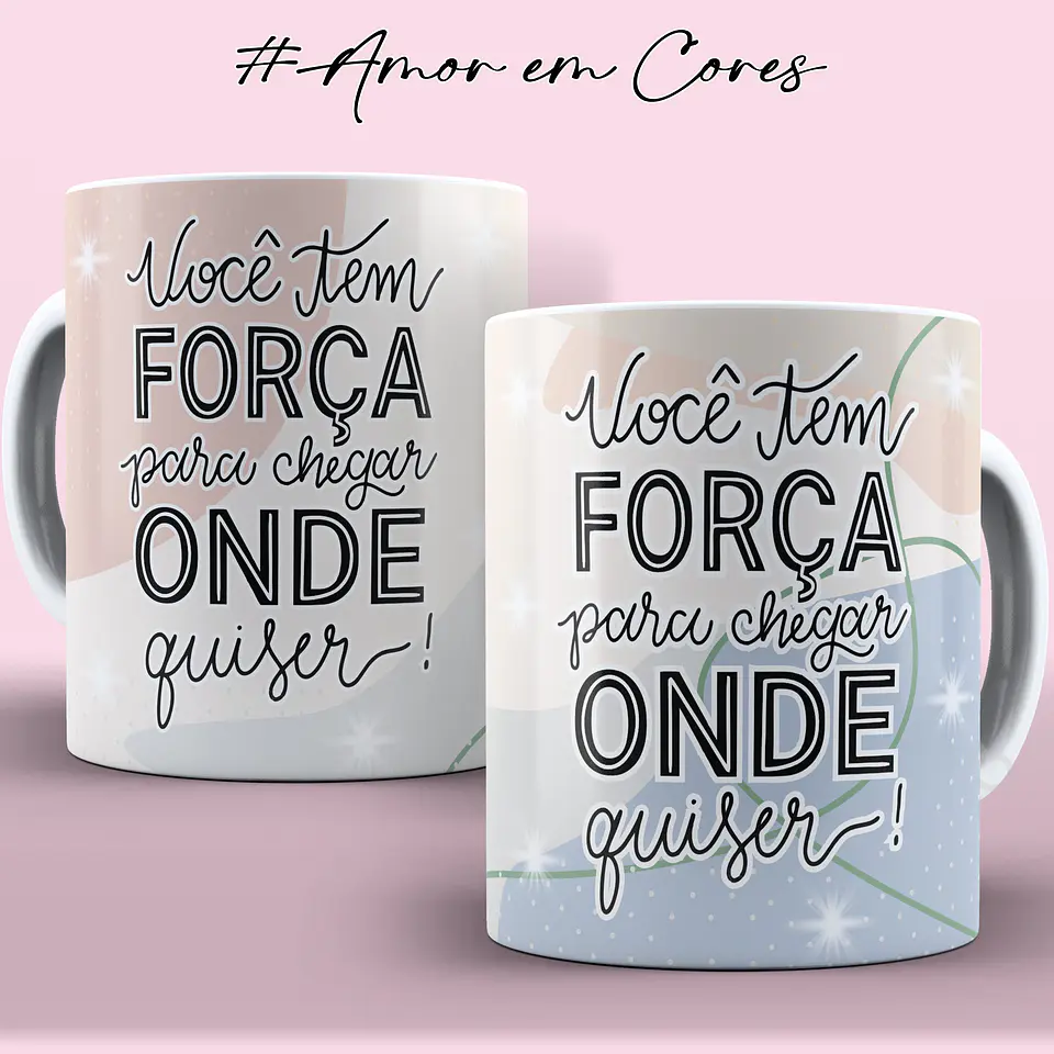 10 Artes Canecas Amor em Cores em Corel Draw  4