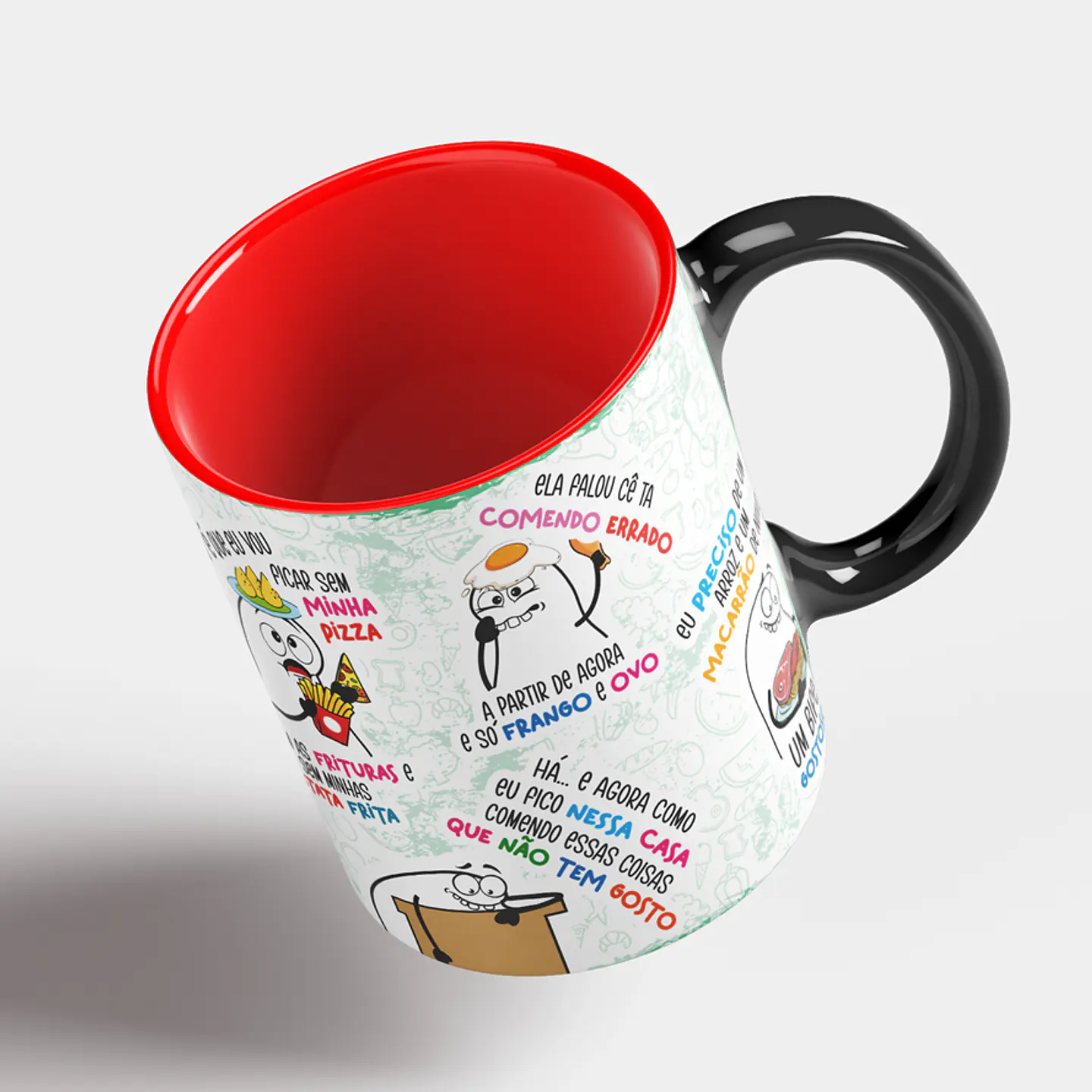 Arte caneca Fui numa nutricionista agora a pouco - Paródia Nutricionista Png 5