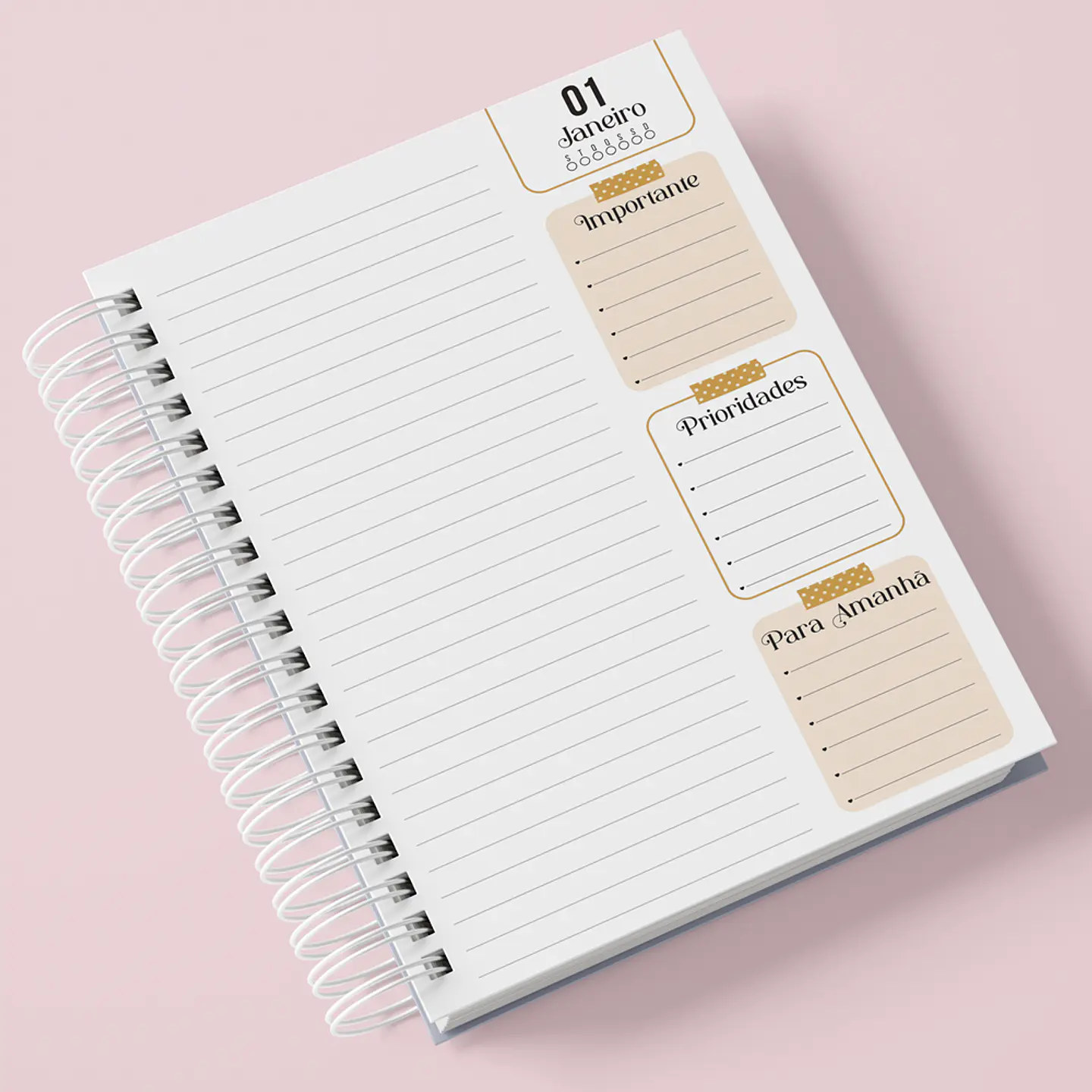 Arquivos Agenda Boho 2024 em Pdf 8