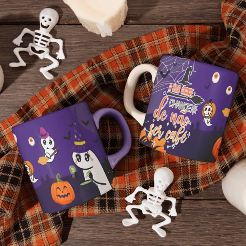 5 Artes Caneca Halloween Flork Arquivos Png 2