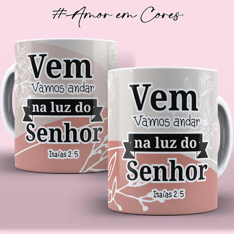 10 Artes Canecas Amor em Cores em Corel Draw  10