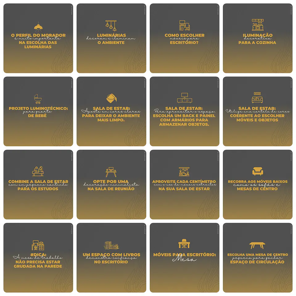 Pack Canva Arquitetos Templates Editáveis 200 Artes + Legendas 4