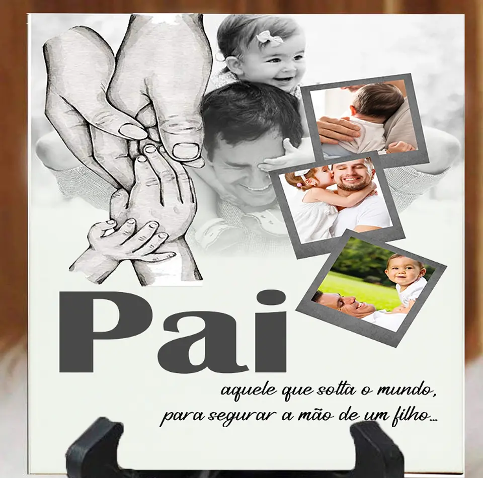 12 Artes Caneca Azulejo e Quadro Dia dos Pais em Corel Draw  8