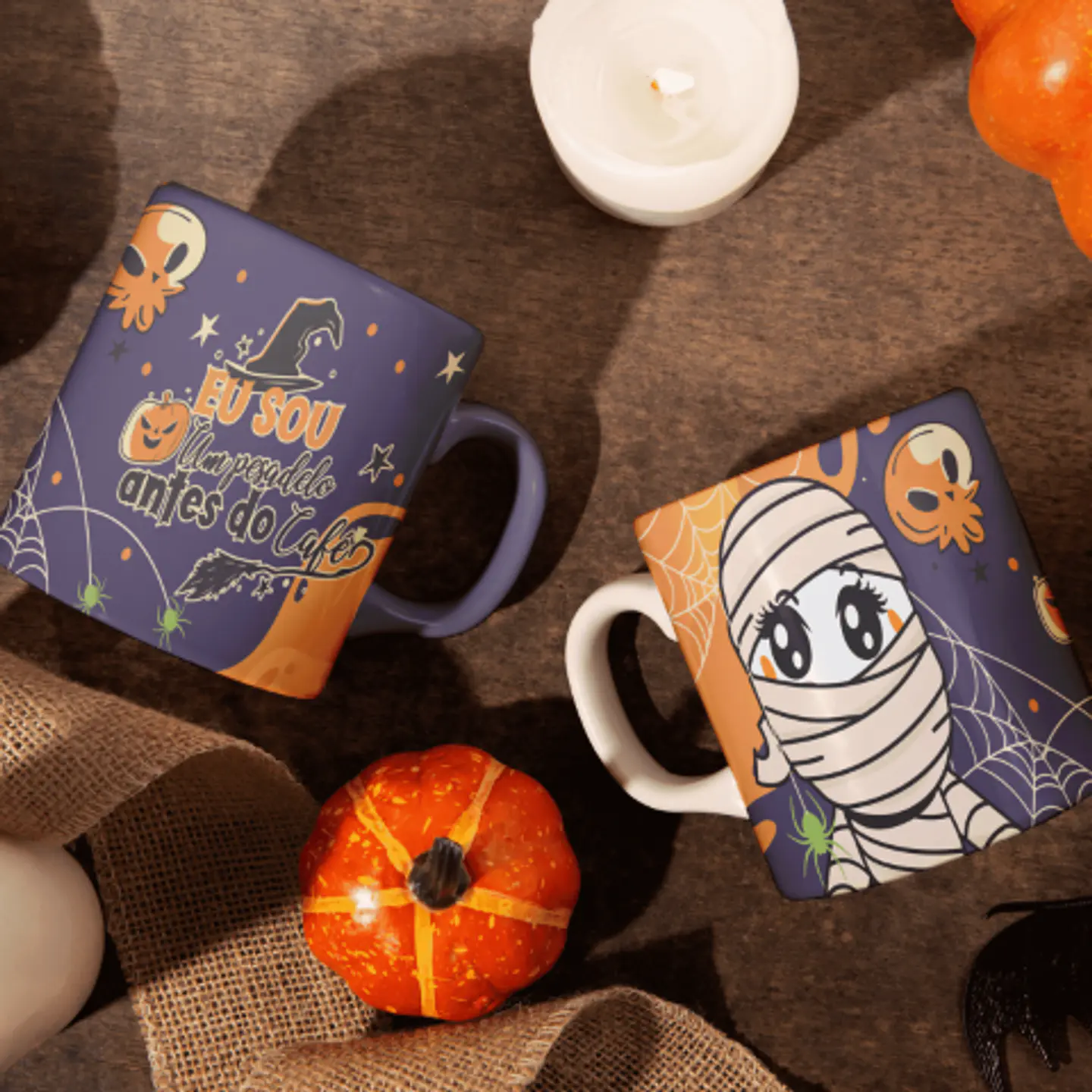 5 Artes Caneca Halloween Flork Arquivos Png 5