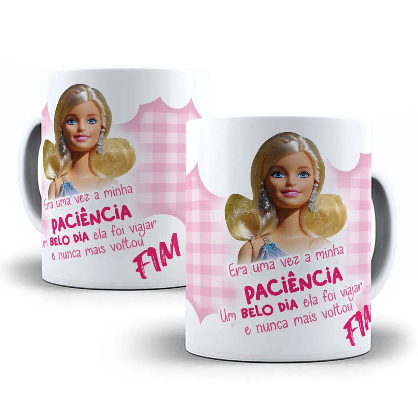 12 Artes para Caneca Barbie Frases em Corel Draw  4