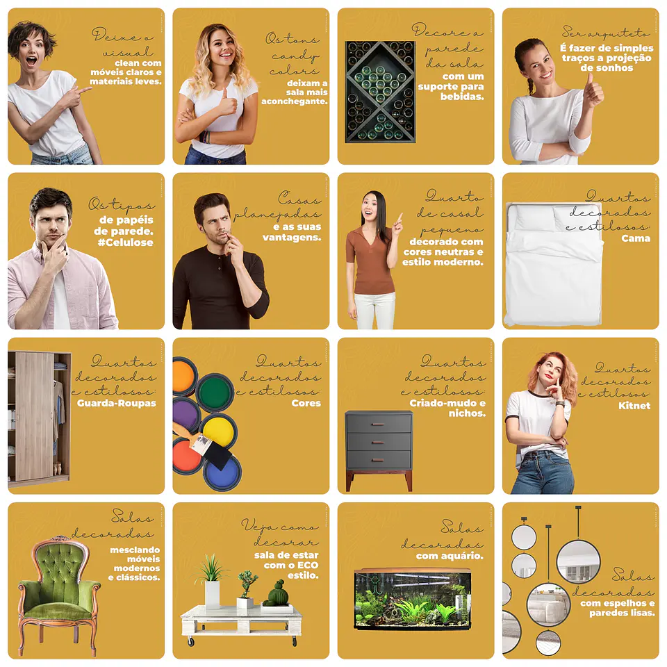 Pack Canva Arquitetos Templates Editáveis 200 Artes + Legendas 5