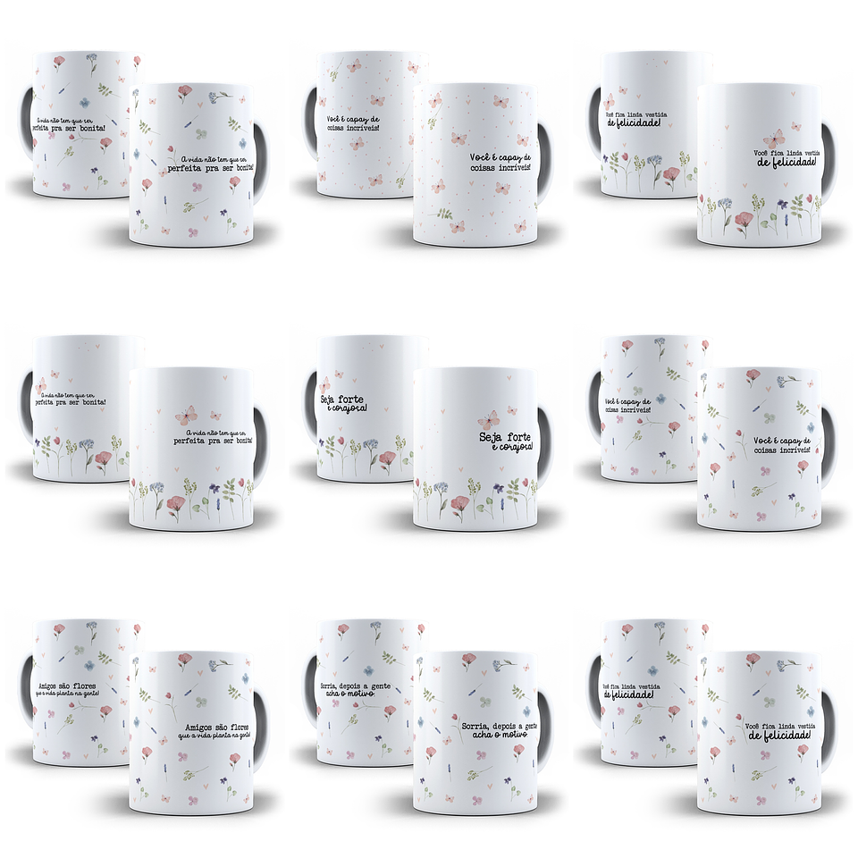 33 Artes Caneca Básicas Frases Motivacionais em Png   1