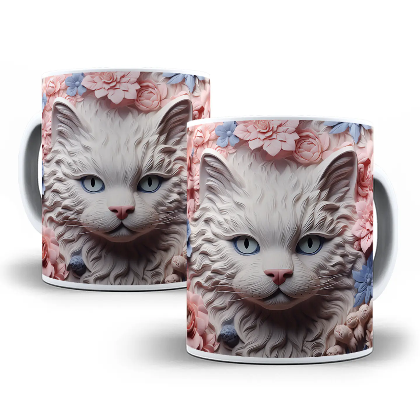 13 Artes para Caneca Animais 3D em Jpg 3