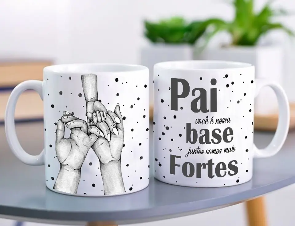12 Artes Caneca Azulejo e Quadro Dia dos Pais em Corel Draw  11