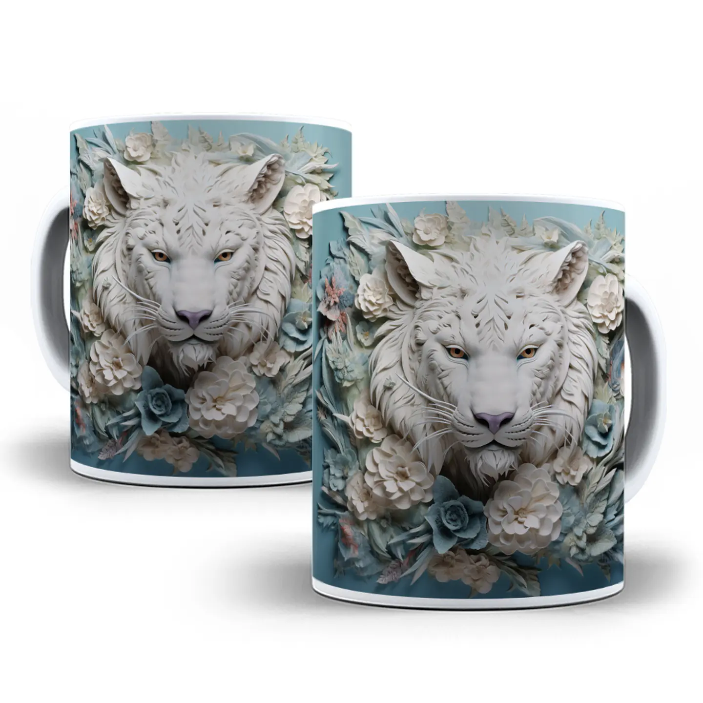 13 Artes para Caneca Animais 3D em Jpg 4