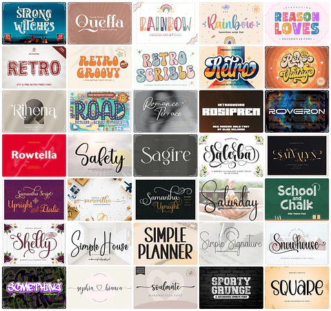 400 Fontes Instalável Premium Diversas 