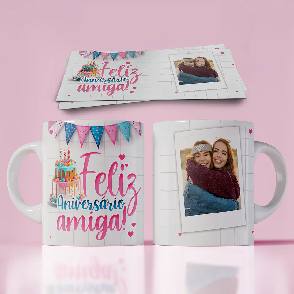 10 Artes Caneca Feliz Aniversário em Photoshop 3