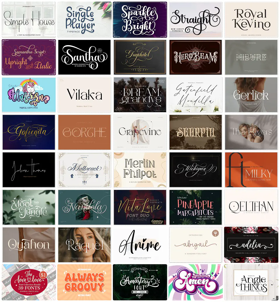 400 Fontes Instalável Premium Diversas  2