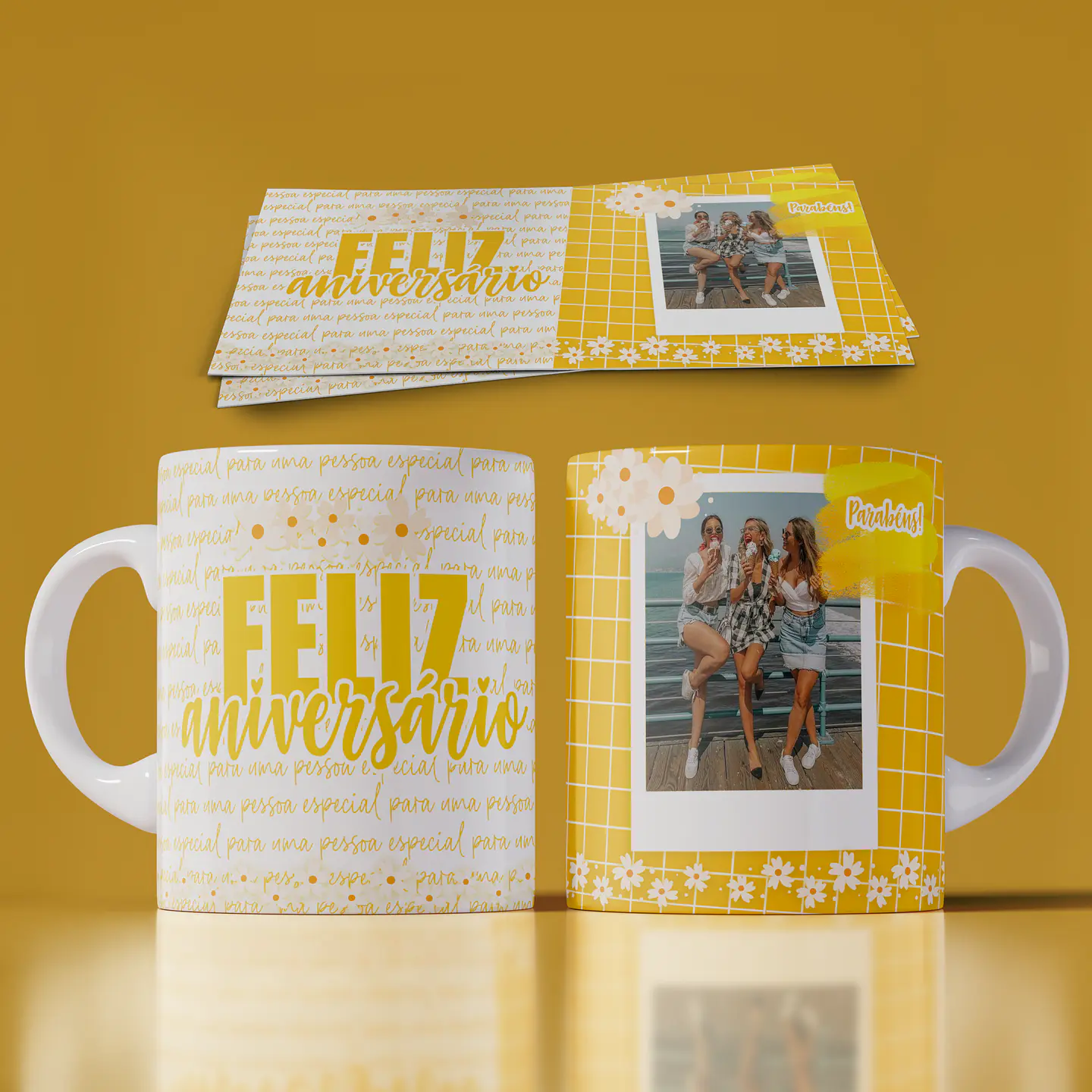 10 Artes Caneca Feliz Aniversário em Photoshop 4