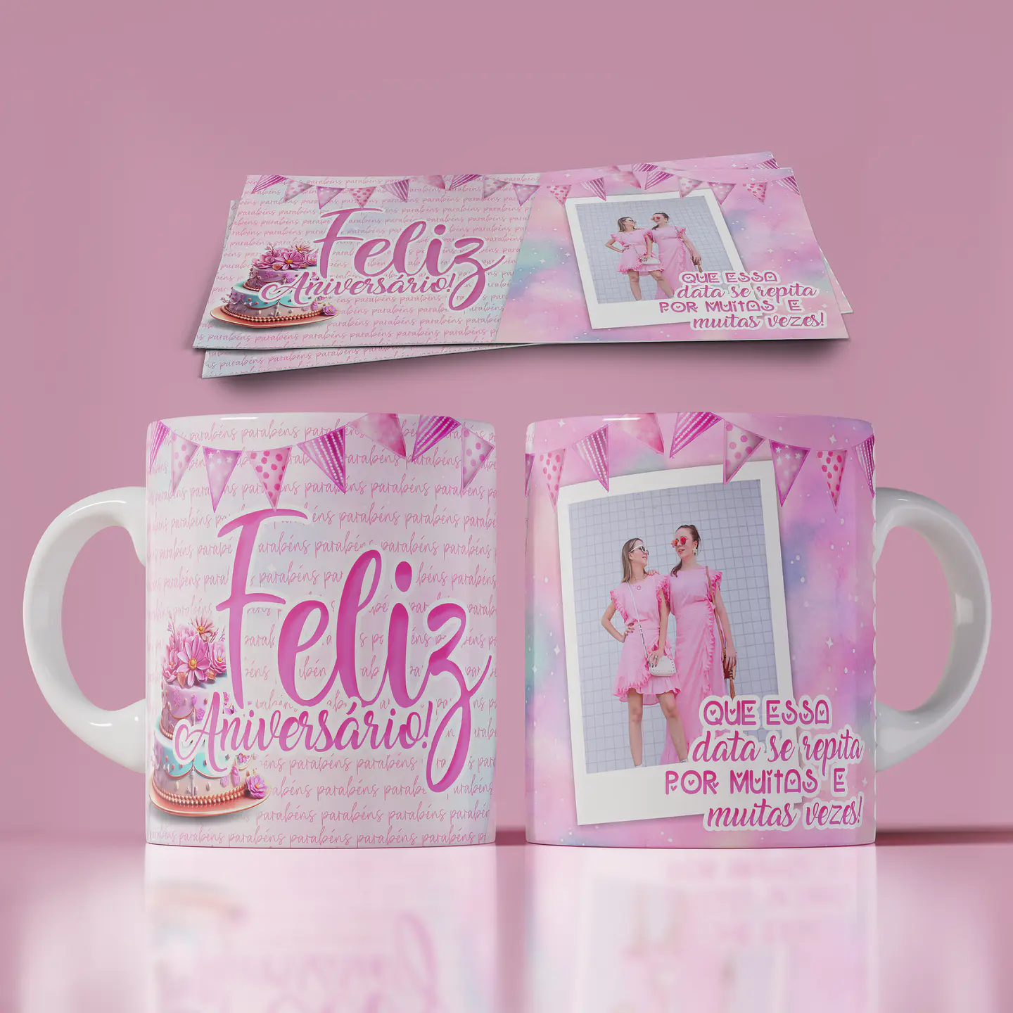 10 Artes Caneca Feliz Aniversário em Photoshop 5