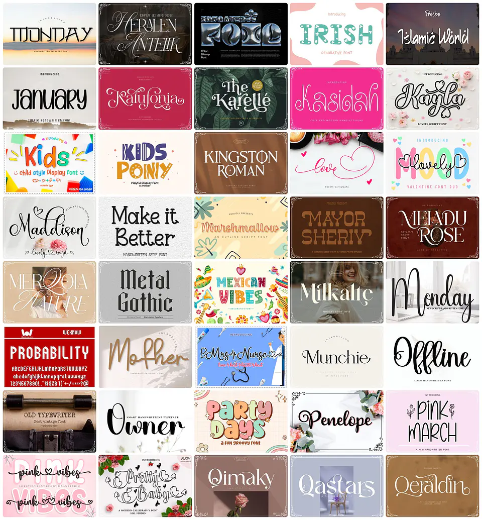 400 Fontes Instalável Premium Diversas  7