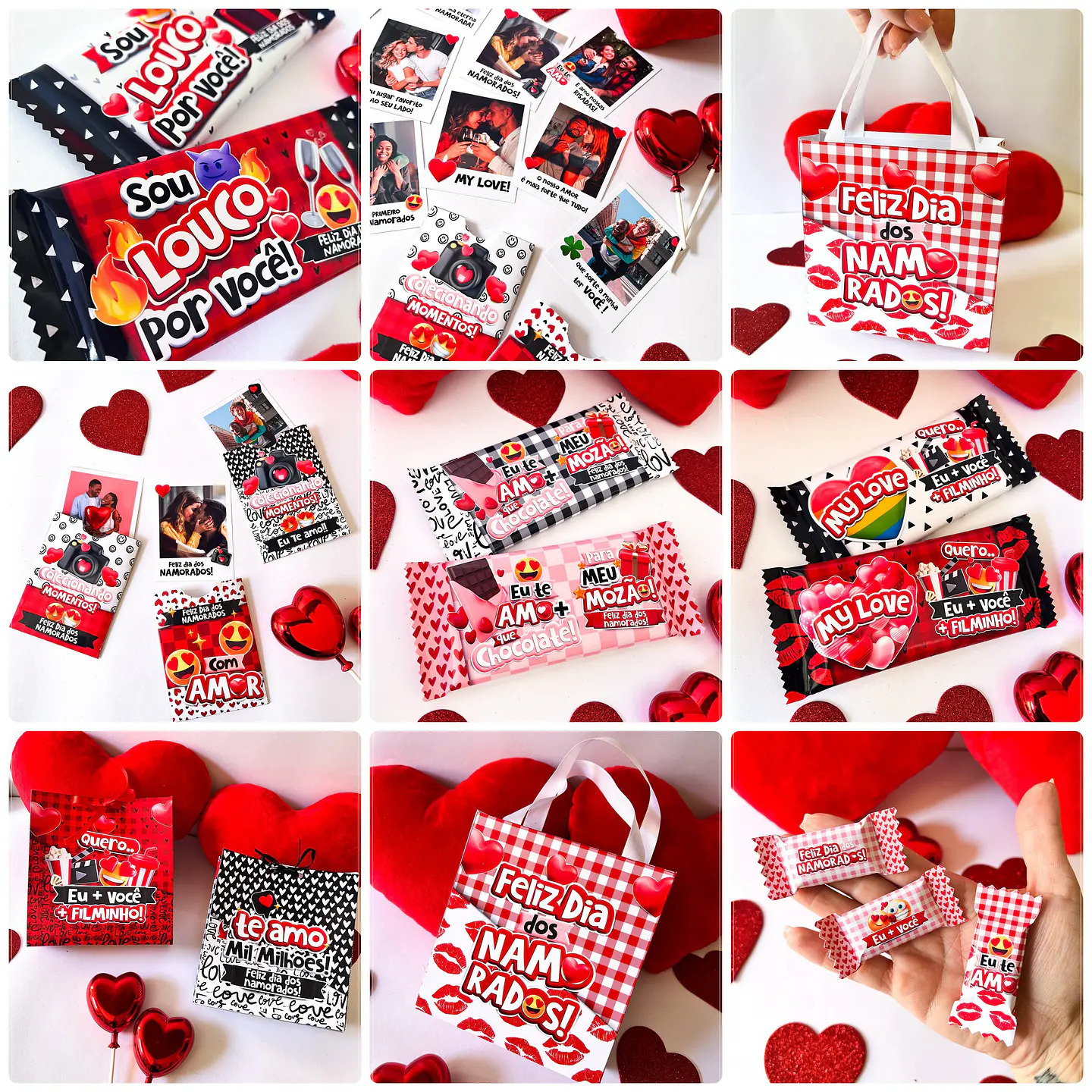 Kit Digital Dia dos Namorados em Png 1