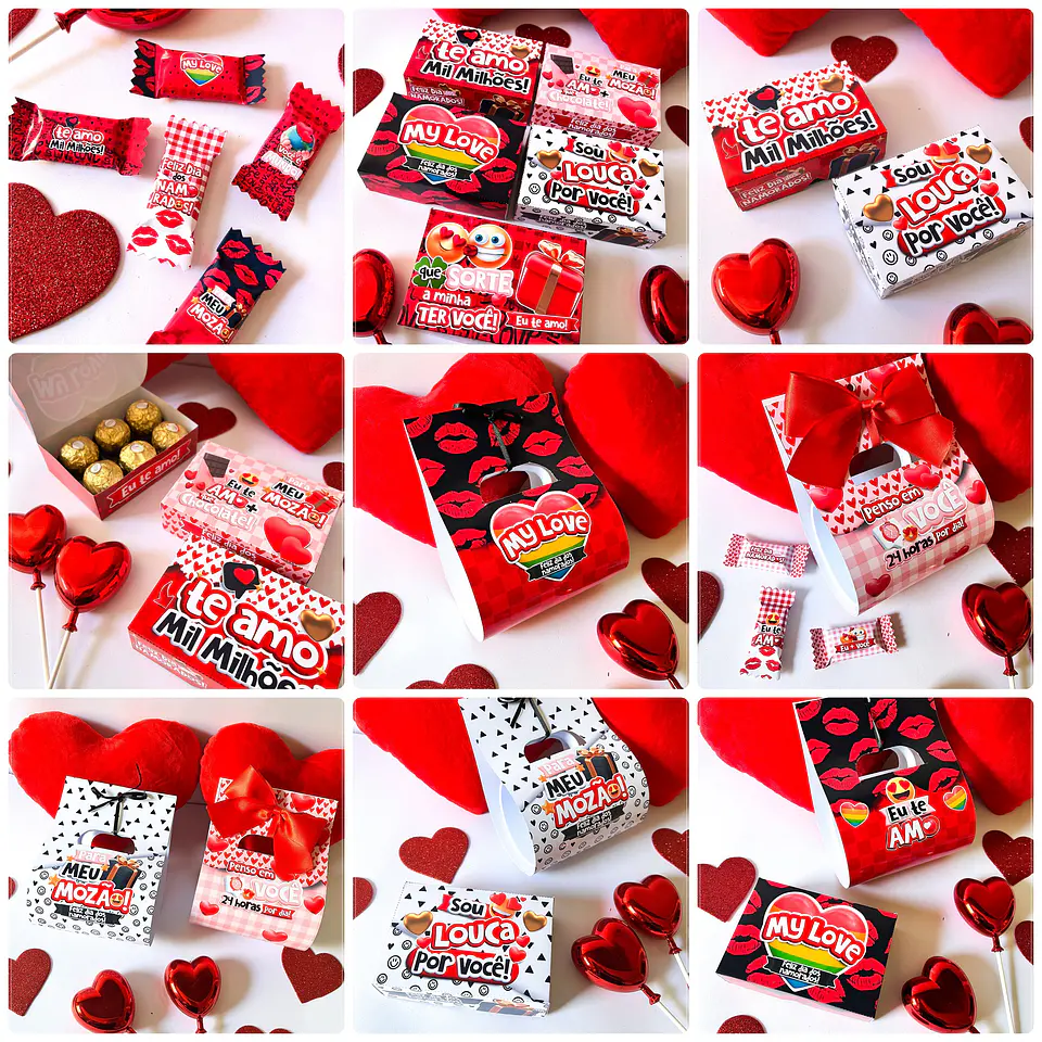 Kit Digital Dia dos Namorados em Png 2