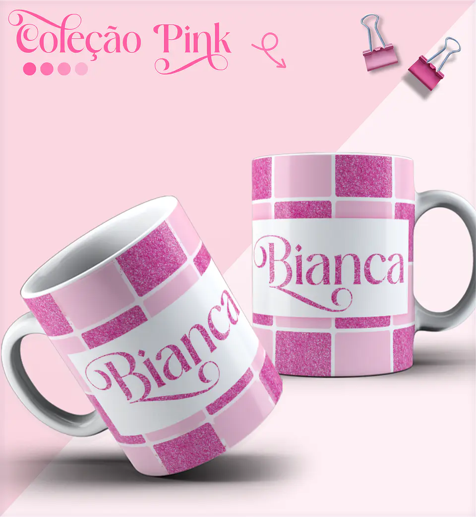 15 Artes para Caneca Barbie em Corel Draw 3
