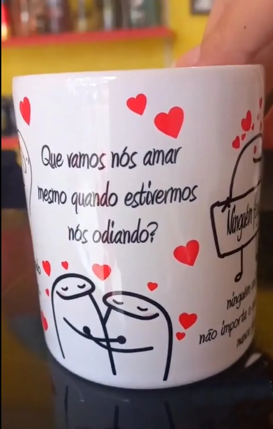 Artes para Caneca Frase A Gente Vai Prometer Um para o Outro em Png 2