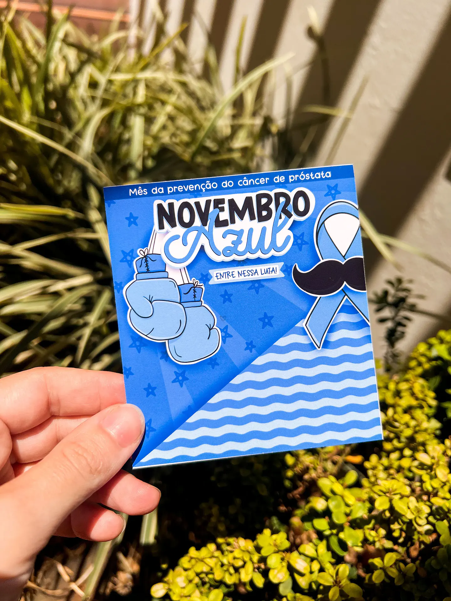 Arquivo de Corte Card e Balinha Novembro Azul em Pdf 4