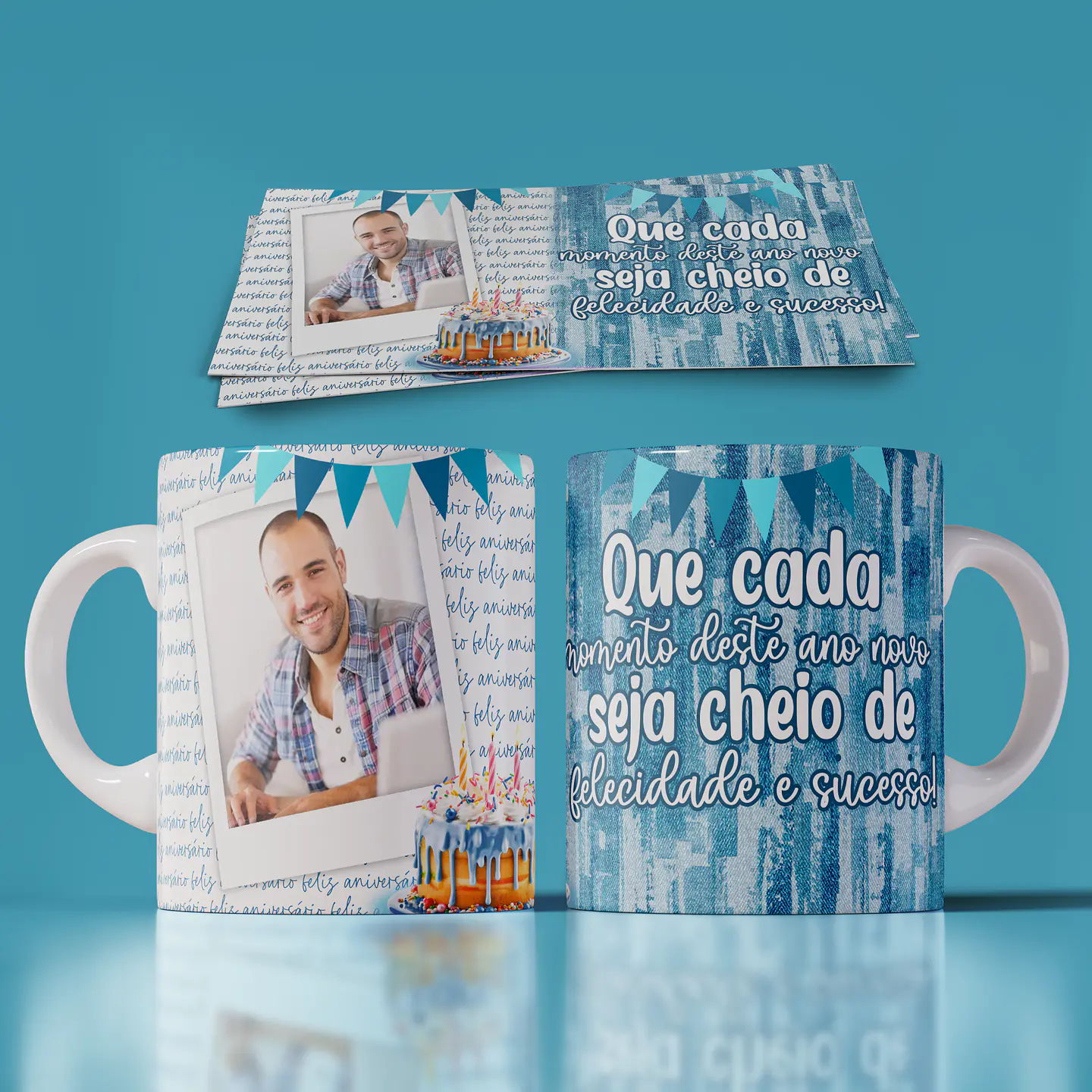 10 Artes Caneca Feliz Aniversário em Photoshop 9