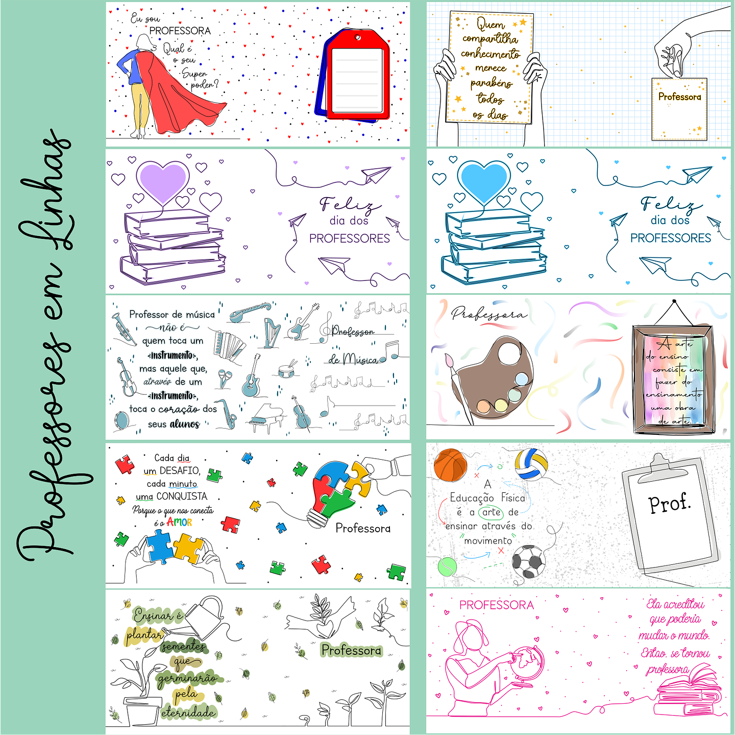 20 Artes Caneca Dia dos Professores em Linhas Jpg 5