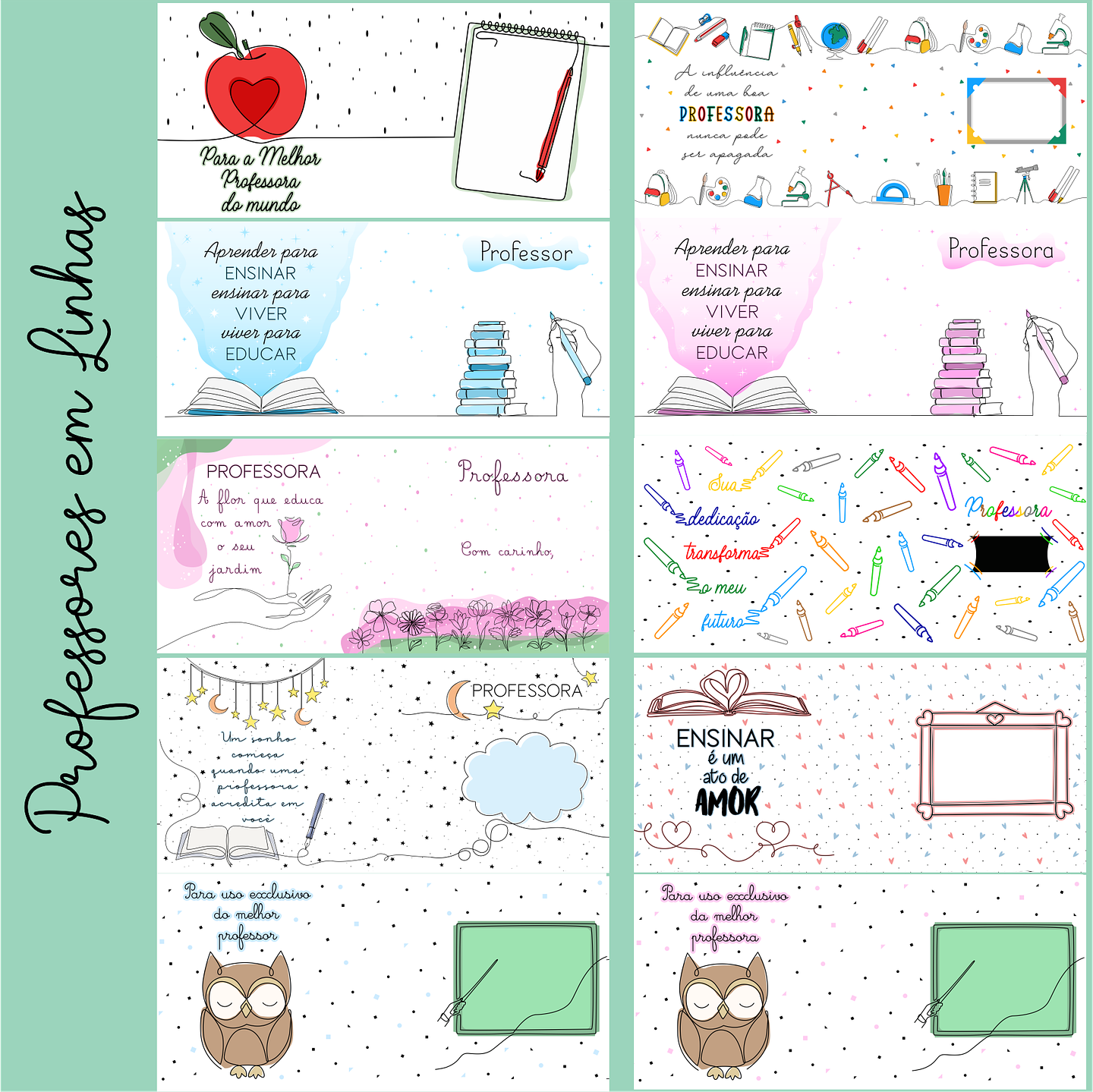 20 Artes Caneca Dia dos Professores em Linhas Jpg 6