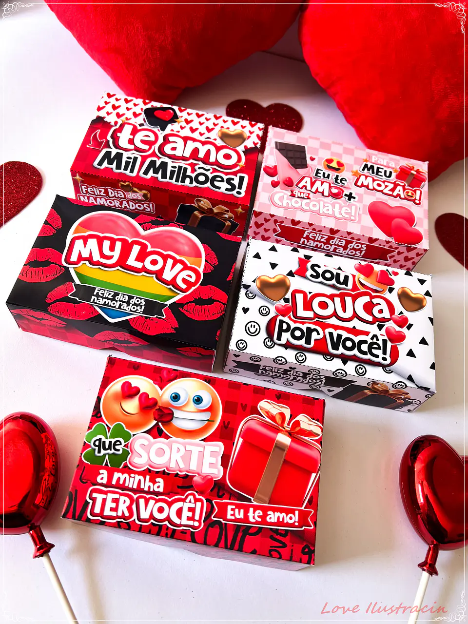 Kit Digital Dia dos Namorados em Png 8