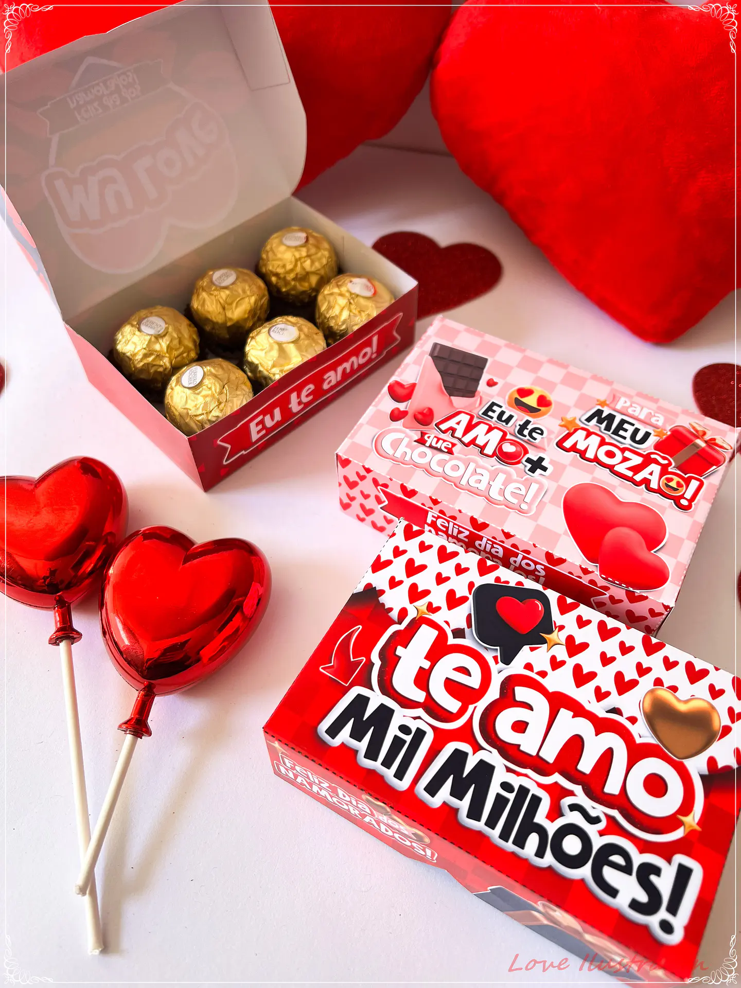 Kit Digital Dia dos Namorados em Png 9