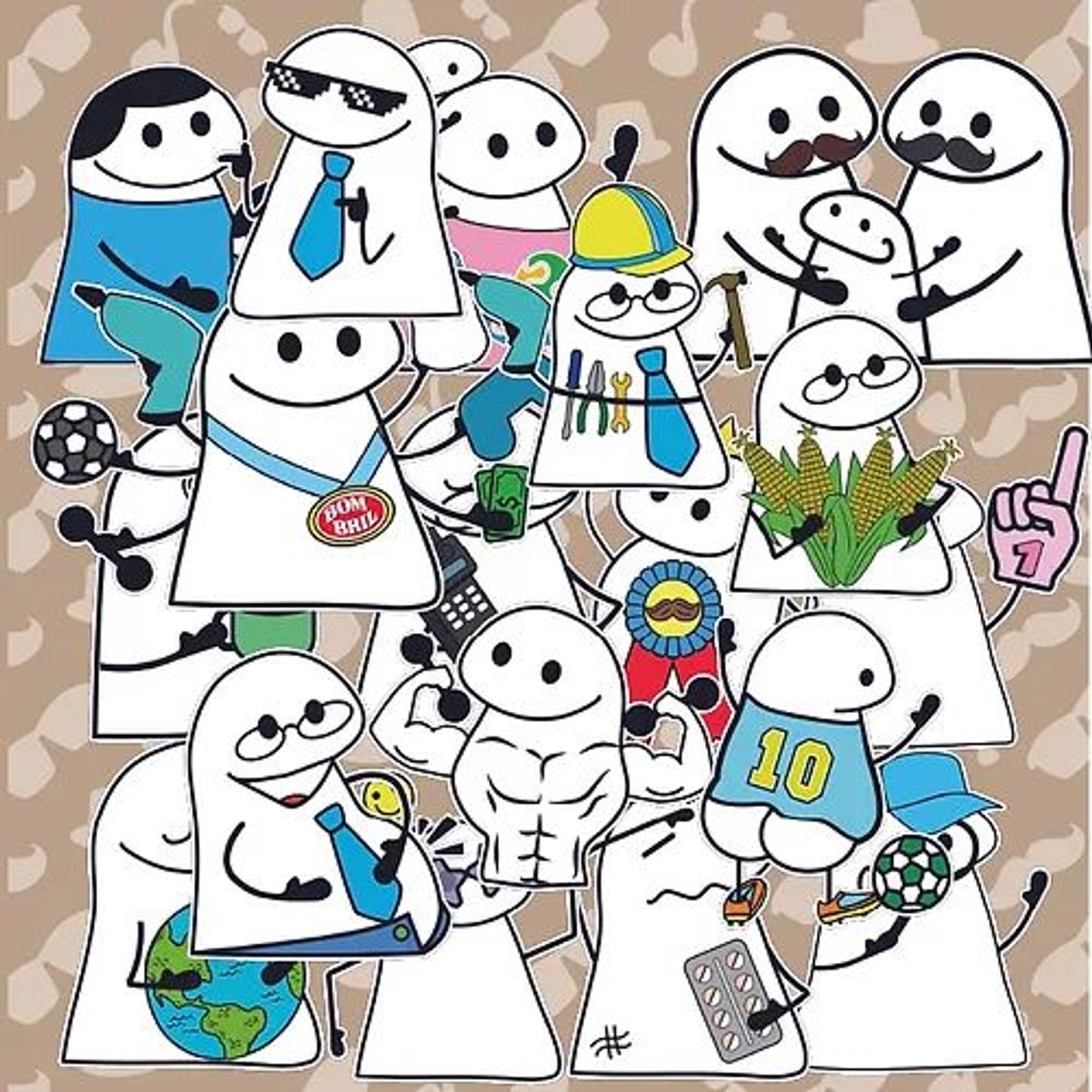 Kit Digital Florks Dia dos Pais Arquivos em Png   4