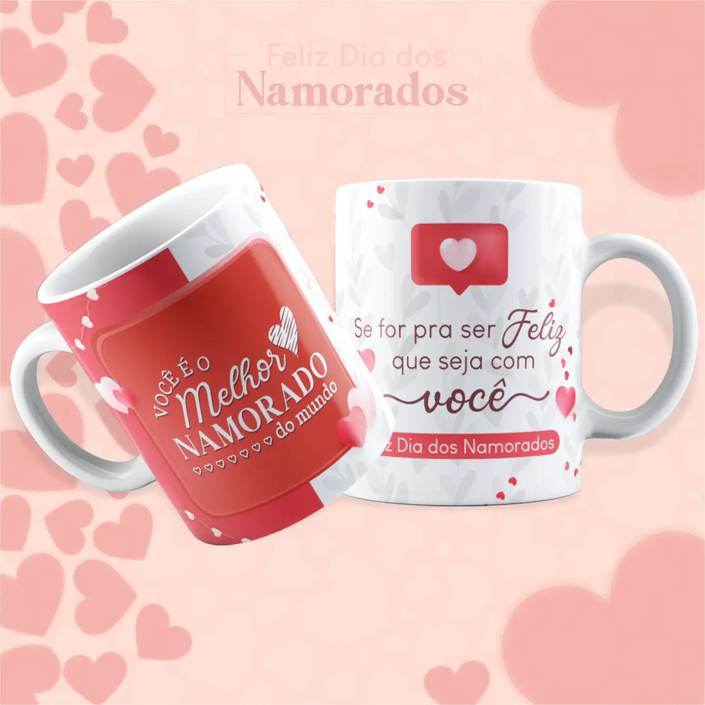 36 Artes para Caneca e Azulejo Dia dos Namorados  Arquivos Editáveis em Corel Draw 2