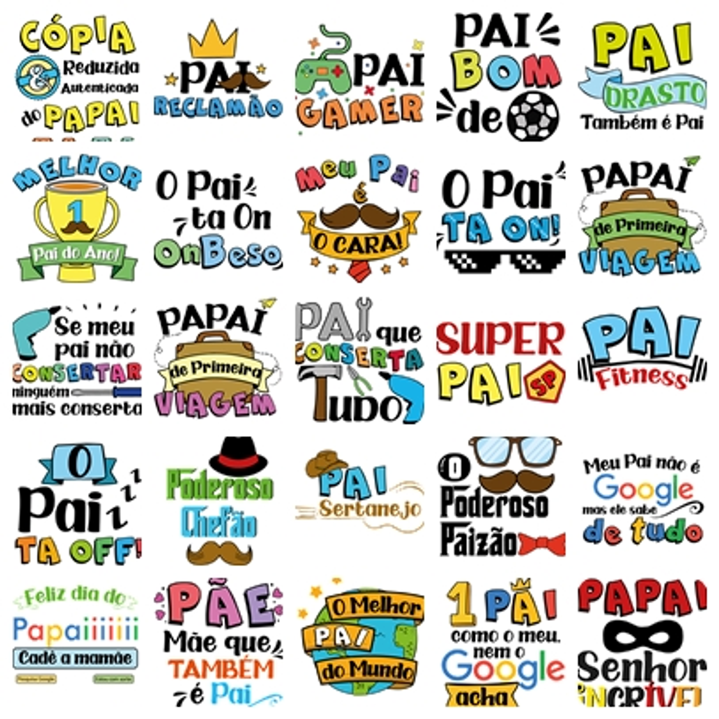 Kit Digital Florks Dia dos Pais Arquivos em Png   6