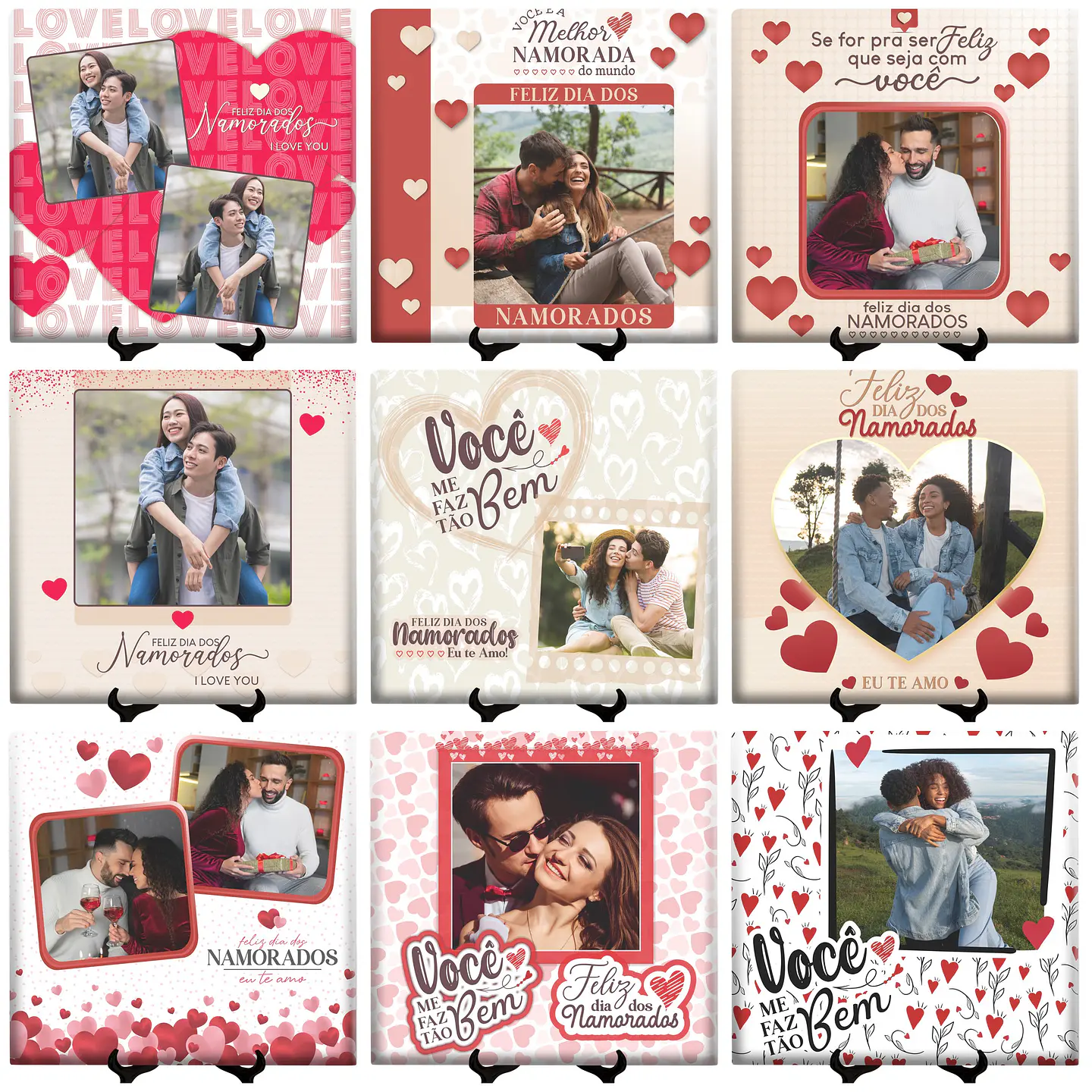 54 Artes para Sublimação Dia dos Namorados Arquivos Editáveis em Corel Draw 2