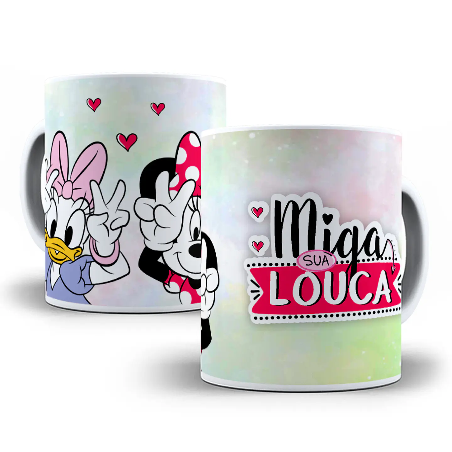 20 Artes para Caneca Amizade Disney em CorelDraw  4