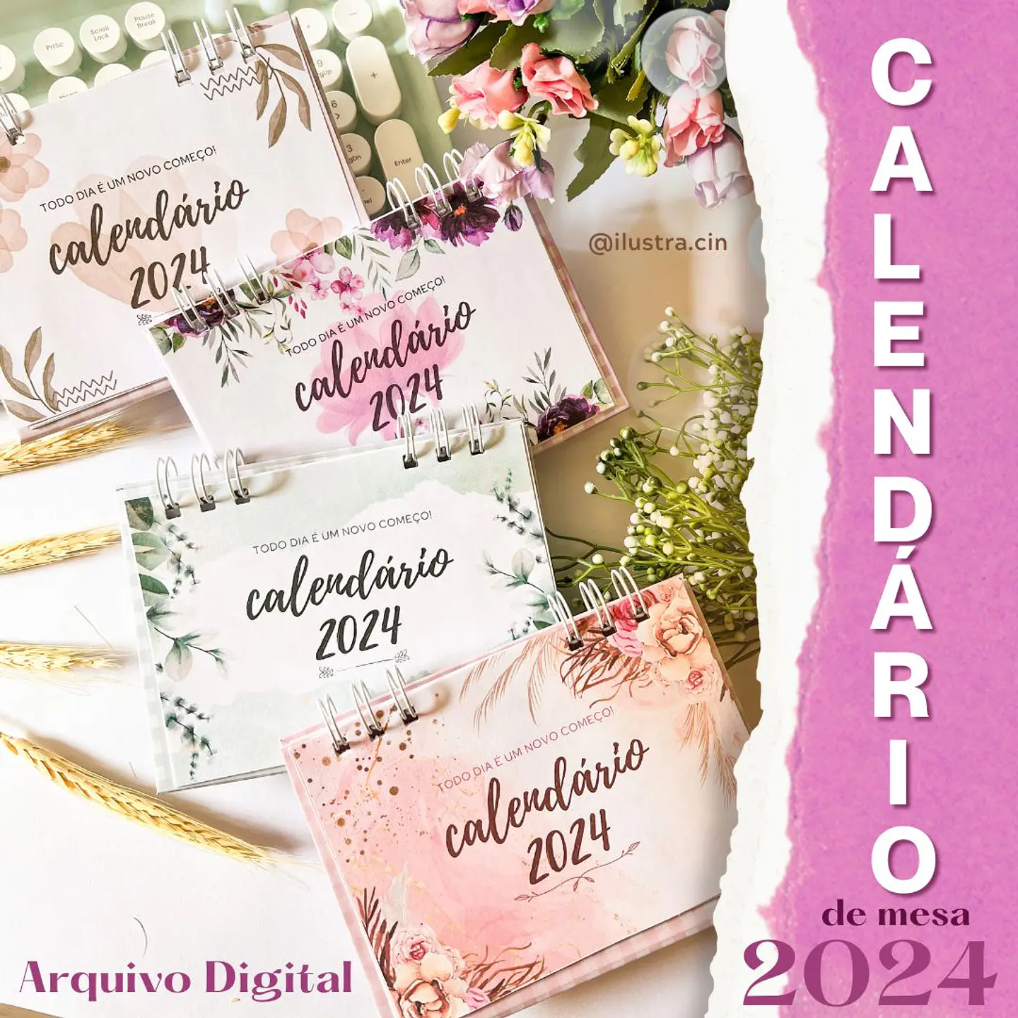 Arquivo Calendário de Mesa 2024 em Pdf 1