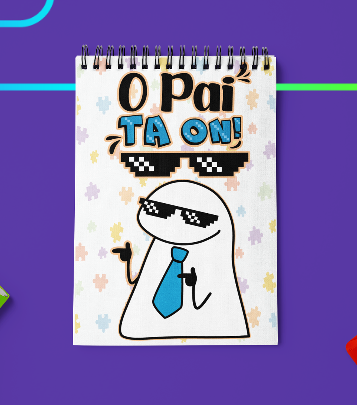 Kit Digital Florks Dia dos Pais Arquivos em Png   14