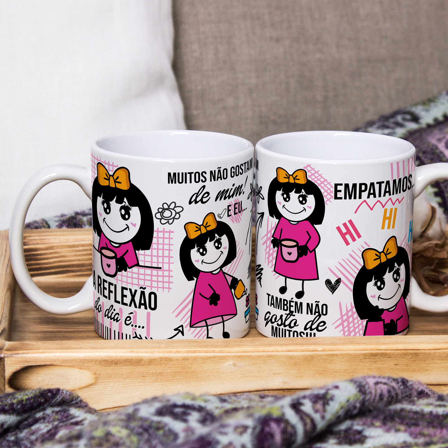 Arte para Caneca Cê tem paciência? Paciência é meu segundo nome Arquivo Png 1