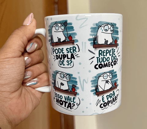 Arte Caneca Flork Dia dos professores Arquivo Png 