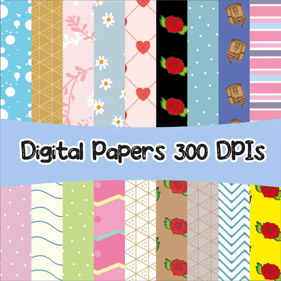 Kit Digital Santinhos Bíblicos Arquivos Png  2