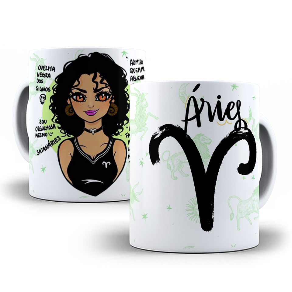 12 Artes Canecas Signos Arquivo em Jpge 5