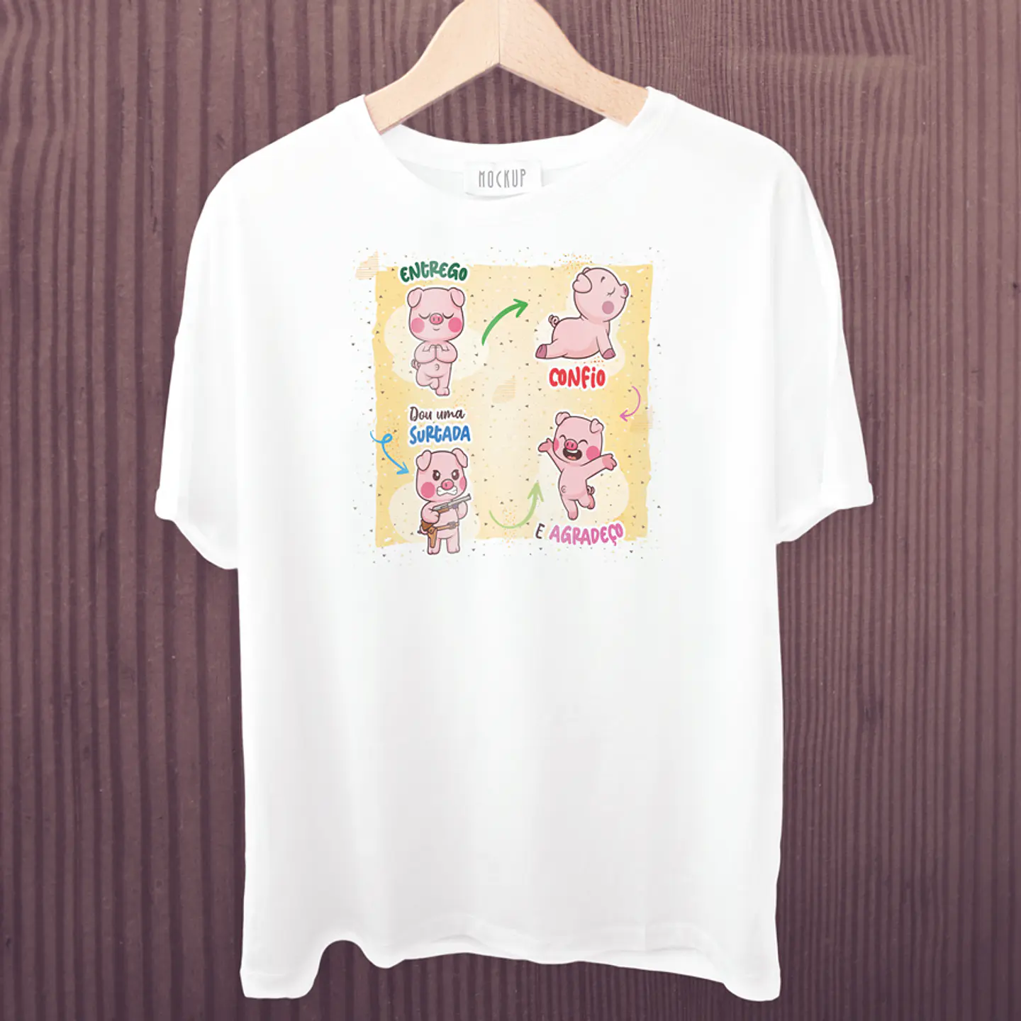 2 Arte Caneca Camisa Pig o Porco Arquivo Png 2